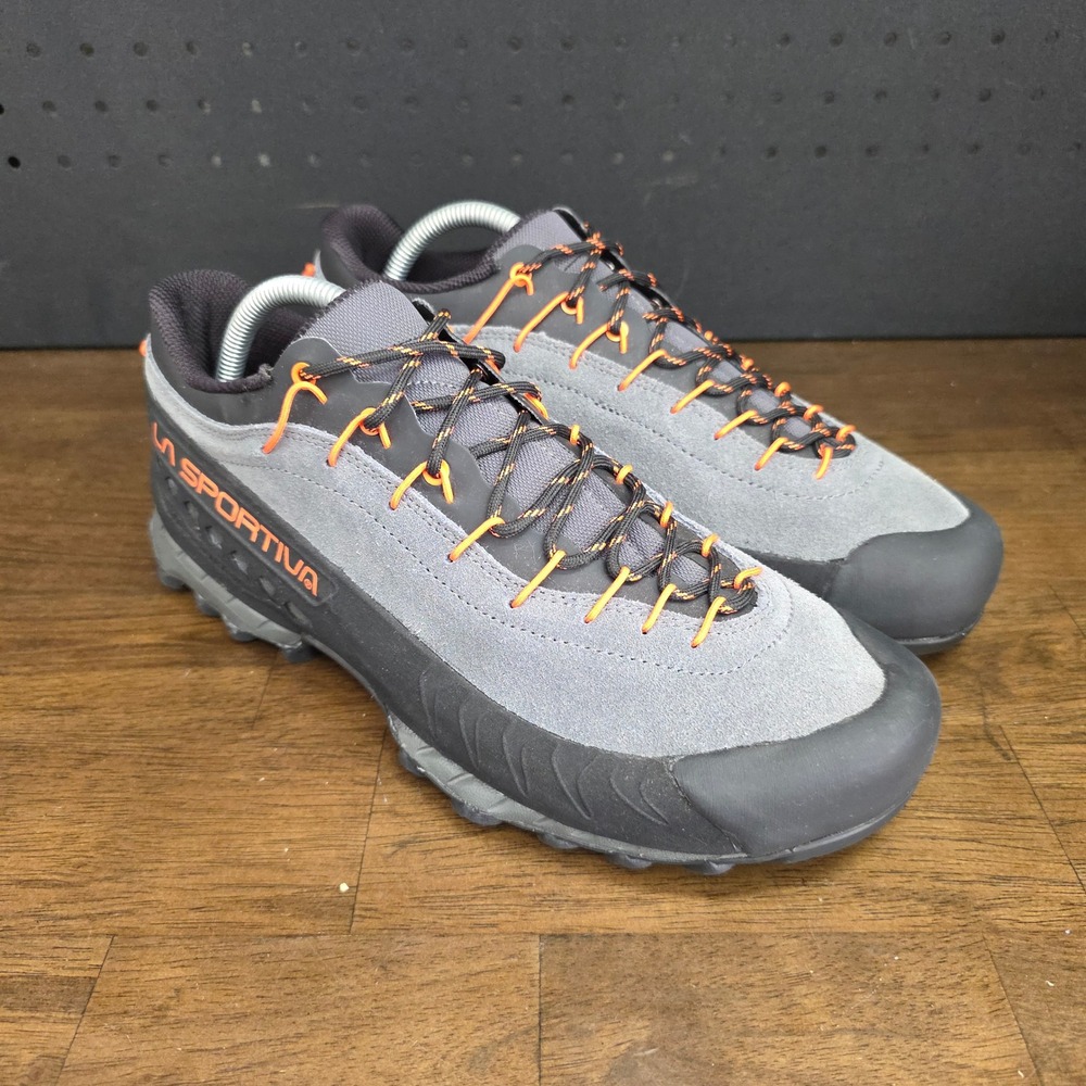La Sportiva TX4 Evo Hiking Shoes Mens 10US Carbon Cherry Tomato Hybrid Vibram